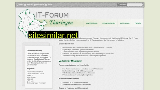 it-forum-thueringen.de alternative sites