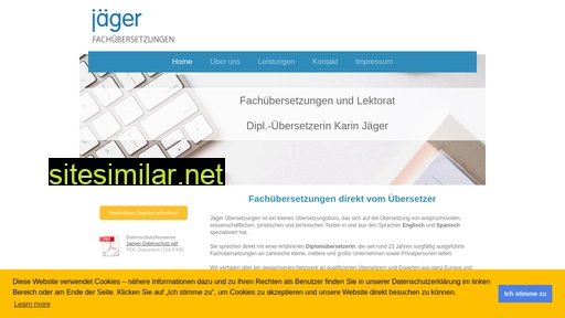 jaeger-uebersetzung.de alternative sites