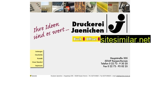 jaenichen-druck.de alternative sites