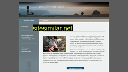 Jagdhaftpflicht-info similar sites