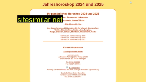 jahreshoroskop-2024.de alternative sites