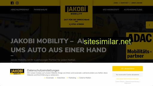 Jakobi-mobility similar sites