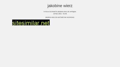 jakobine-wierz.de alternative sites