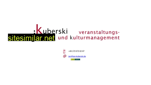 jan-kuberski.de alternative sites