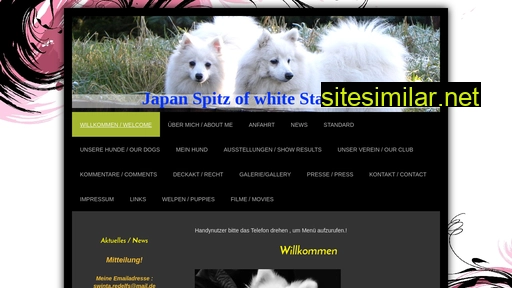 japan-spitz-of-white-stars-shine.de alternative sites
