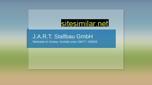 jartstallbau.de alternative sites