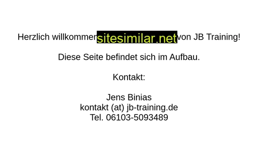 Jb-training similar sites