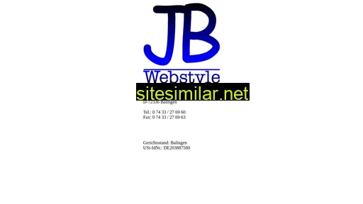 jb-webstyle.de alternative sites