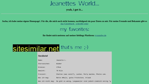 Jeanette similar sites