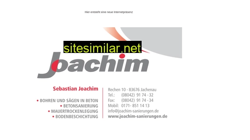 Joachim-sanierungen similar sites