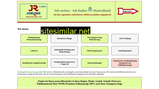 jobline-regiojobs.de alternative sites