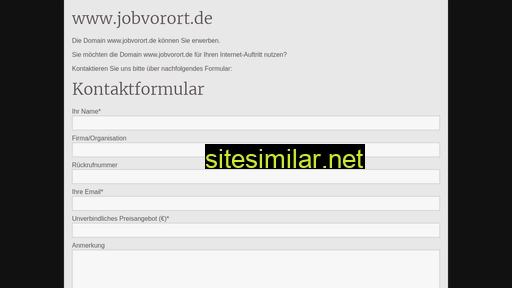 jobvorort.de alternative sites
