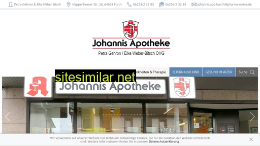 johannis-apotheke-fuerth.de alternative sites