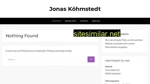jonas-koehmstedt.de alternative sites