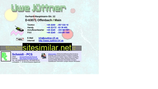 Juettner-of similar sites