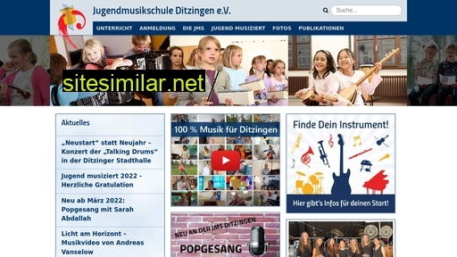jugendmusikschule-ditzingen.de alternative sites