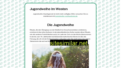 jugendweihe-thueringen.de alternative sites