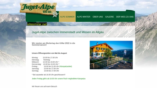 Juget-alpe similar sites