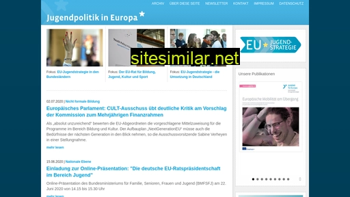 jugendpolitikineuropa.de alternative sites