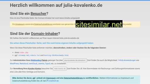 julia-kovalenko.de alternative sites