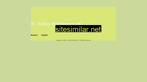 Juliusbohlmann similar sites