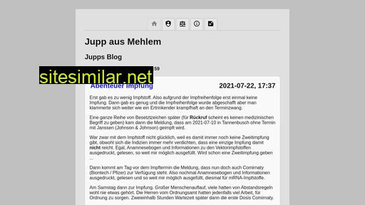 jupp-aus-mehlem.de alternative sites