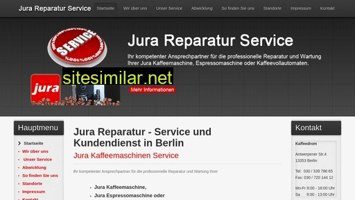 Jura-reparatur-service similar sites