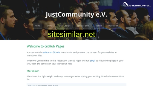 justcommunity.de alternative sites