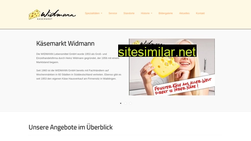kaesemarkt-widmann.de alternative sites