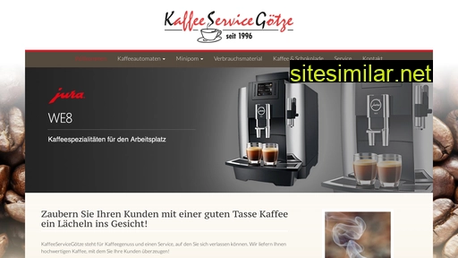 kaffeeservicegoetze.de alternative sites