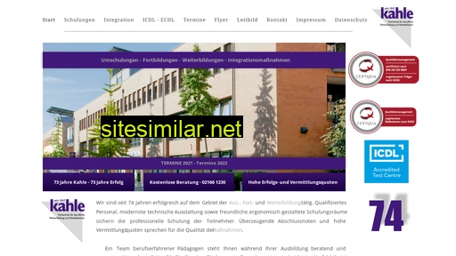 kahle-schule.de alternative sites