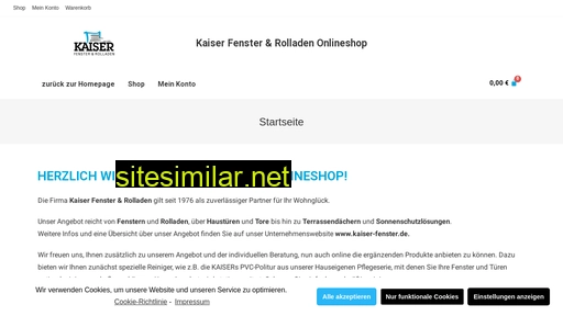 kaiser-fenster-shop.de alternative sites