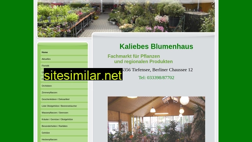 kaliebes-blumenhaus.de alternative sites