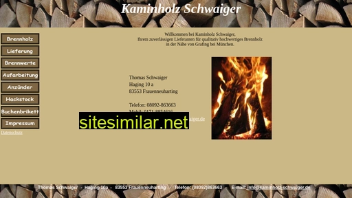 kaminholz-schwaiger.de alternative sites