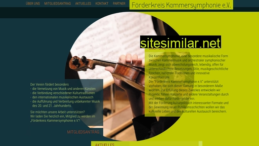 Kammersymphonie-foerderkreis similar sites