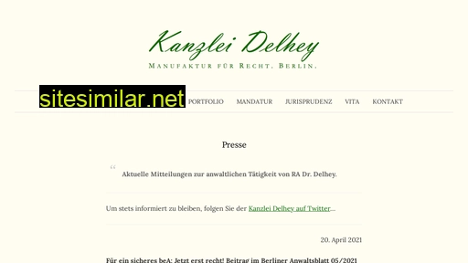 kanzlei-delhey.de alternative sites