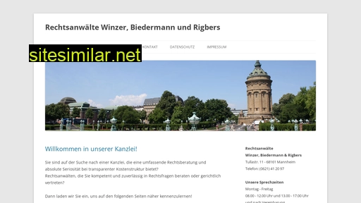 kanzlei-wbr.de alternative sites