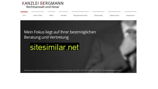 kanzleibergmann.de alternative sites