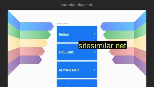 Karaoke-player similar sites