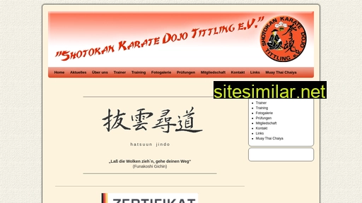 karate-tittling.de alternative sites
