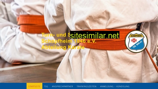 Karate-tsgschopfheim similar sites