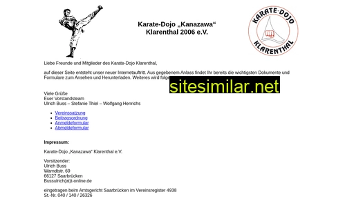 karatedojo-klarenthal.de alternative sites