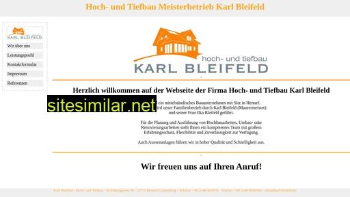 karl-bleifeld.de alternative sites
