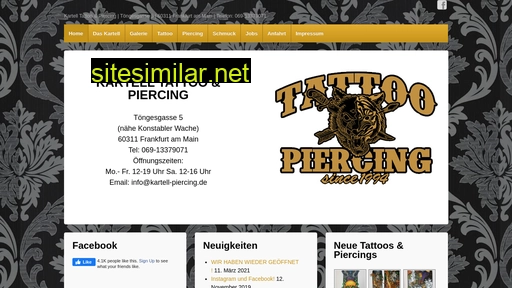 kartell-piercing.de alternative sites