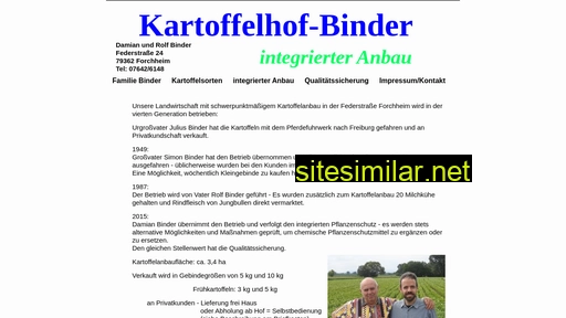 kartoffelhof-binder.de alternative sites
