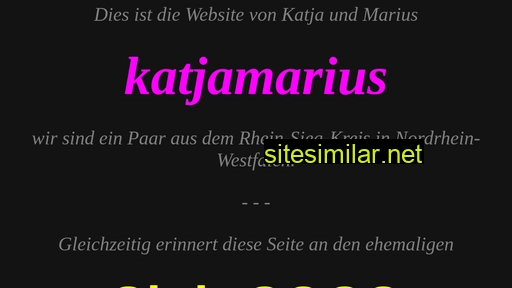 katja-marius.de alternative sites