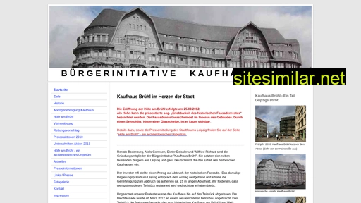 kaufhausbruehl.de alternative sites