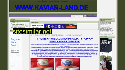 kaviar-land.de alternative sites