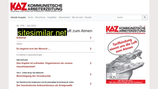 kaz-online.de alternative sites
