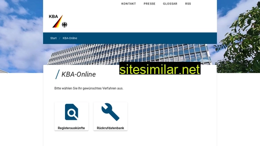 kba-online.de alternative sites